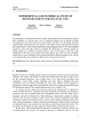 57 EXPERIMENTAL AND NUMERICAL STUDY OF REINFORCEMENT STRAINS IN RC TIES